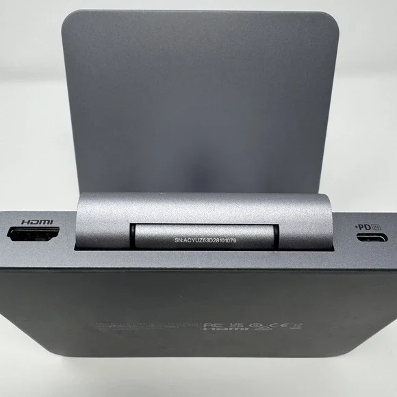 Anker 551 USB-C Hub 8-in-1 Tablet Stand HDMI SD USB 5Gbps Charger Dock Gray - Picture 7 of 13